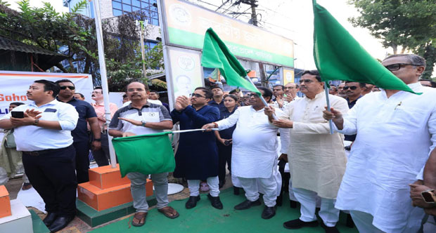 हिमाचल में बाढ़ पीड़ितों के लिए त्रिपुरा भाजपा ने भेजी राहत सामग्री, मुख्यमंत्री डॉ. माणिक साहा ने किया रवाना