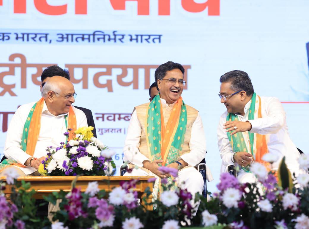 मुख्यमंत्री डॉ. मानिक साहा ने गुजरात में ‘सरदार@150 एकता मार्च’ में लिया हिस्सा