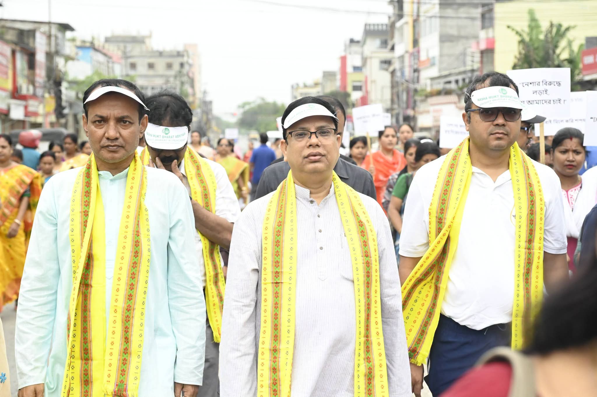मंत्री टिंकू रॉय ने अगरतला में नशा-विरोधी जागरूकता रैली का नेतृत्व किया