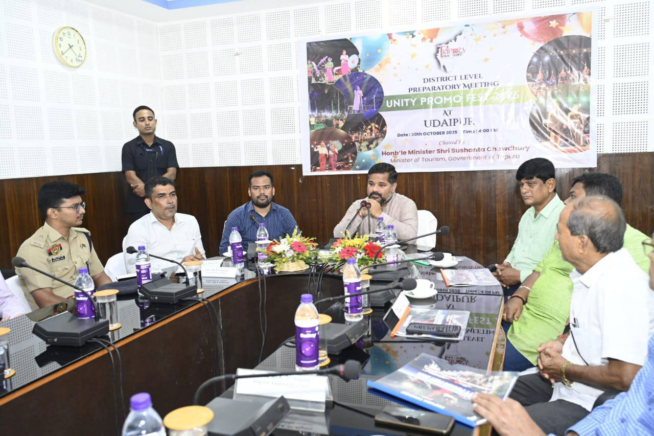 पर्यटन मंत्री सुशांत चौधरी  ने ‘यूनिटी प्रोमो फेस्ट 2025’ की तैयारियों की समीक्षा की